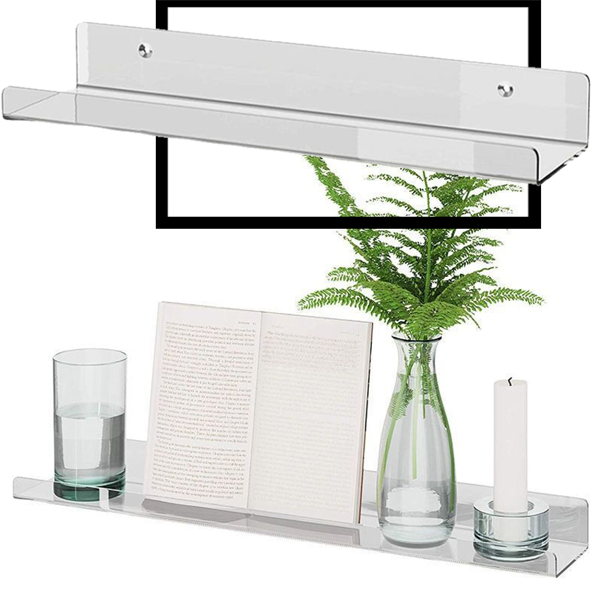 Zara Home Bathroom Accessories - Przezroczysty akrylowy stojak do przechowywania Półki