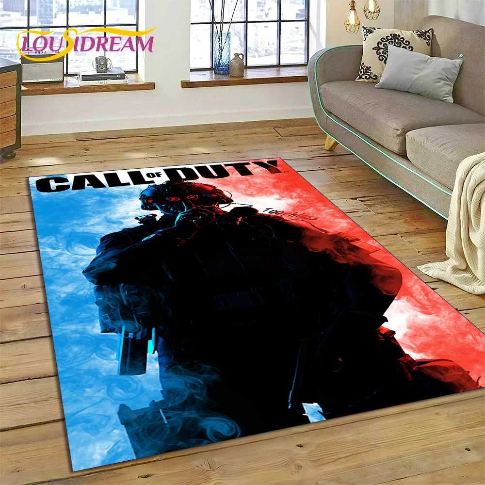 Home Bathroom Called - Dywan Call of Duty War Game