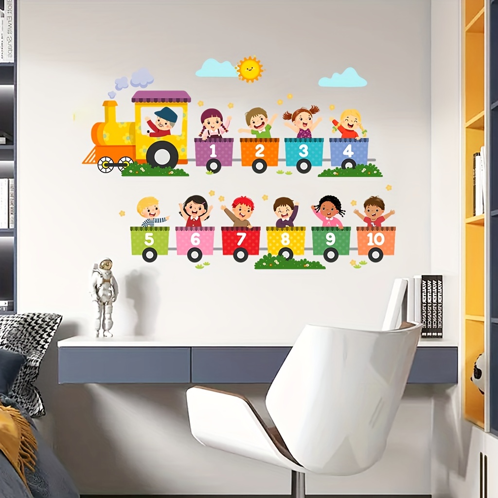 Home One Bathroom - 2 szt. Kolorowe edukacyjne naklejki ścienne