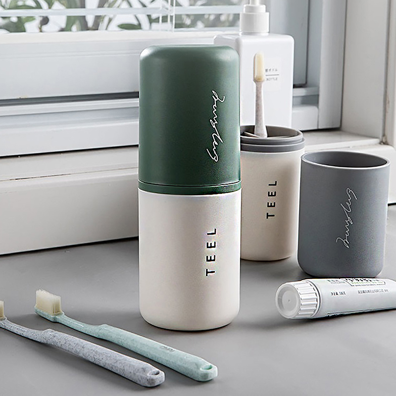 Home Goods Bathroom Storage - 1szt Przenośny pojemnik na szczoteczki do