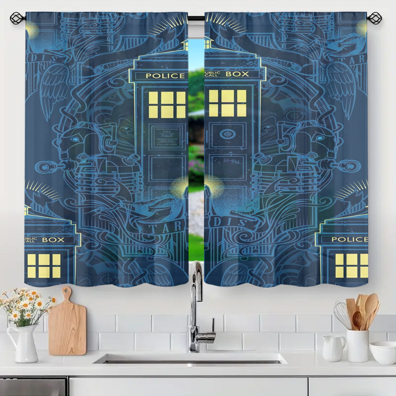 Home Bathroom Called - Dekoracyjne zasłony z grafiką w stylu