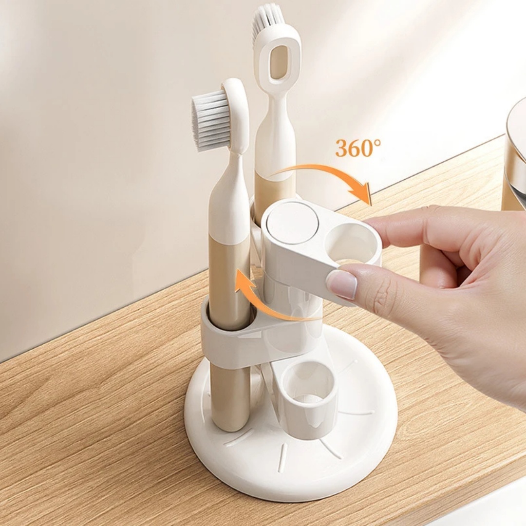 1 szt. Obrotowy uchwyt na szcz – Home Goods Bathroom Storage recenzja i cena