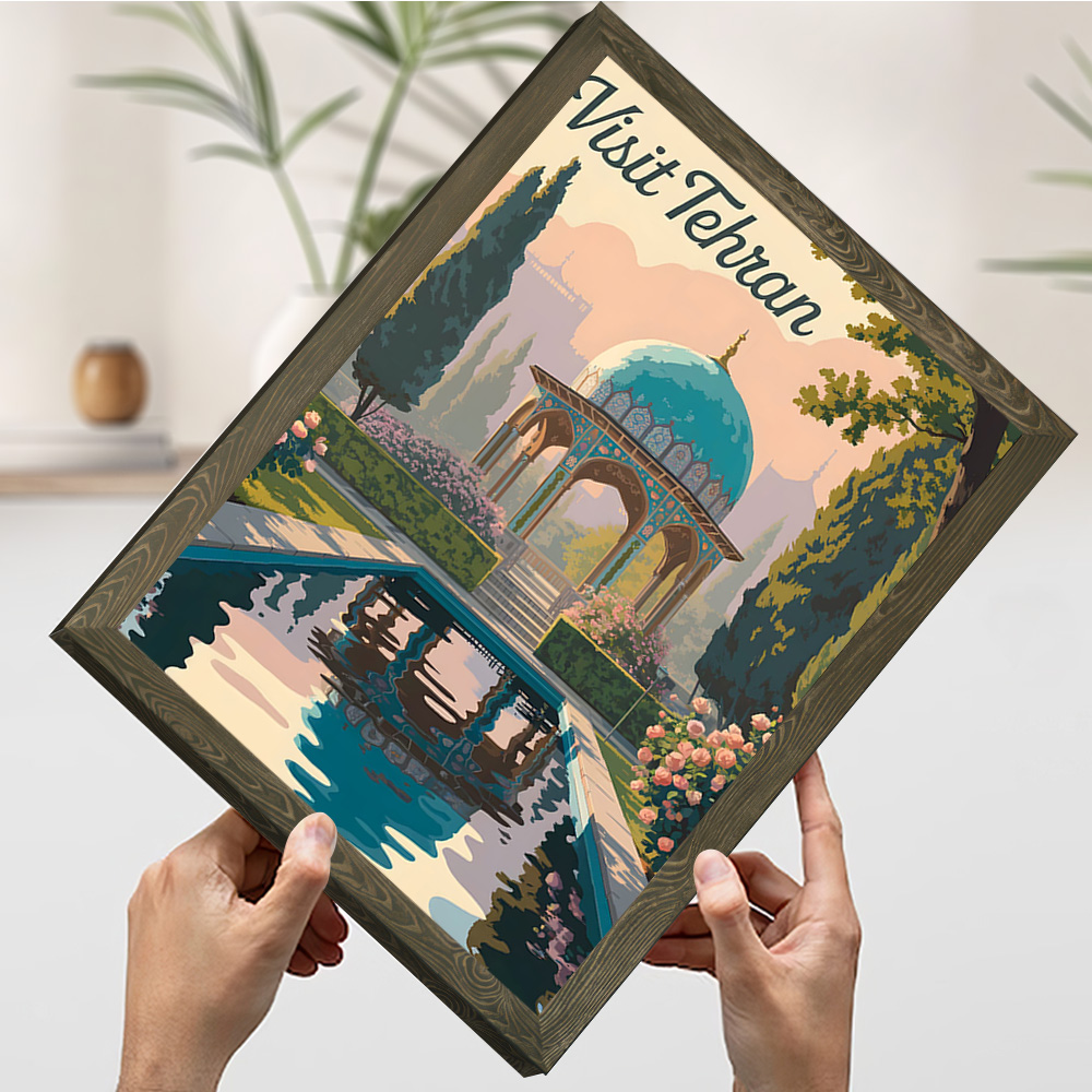 Plakat z Teheranem, możliwość  – Bathroom Home Visit recenzja i cena