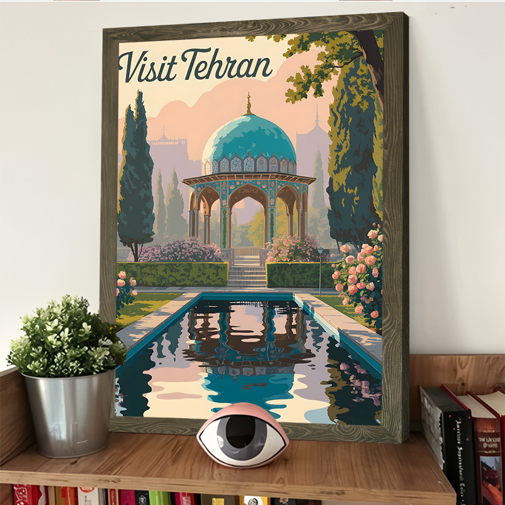 Plakat z Teheranem, możliwość  – Bathroom Home Visit recenzja i cena