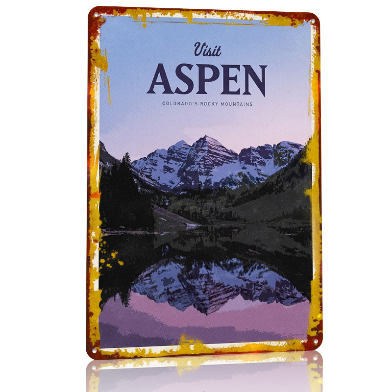 Plakat z teksturą 3D Aspen, me – Bathroom Home Visit recenzja i cena