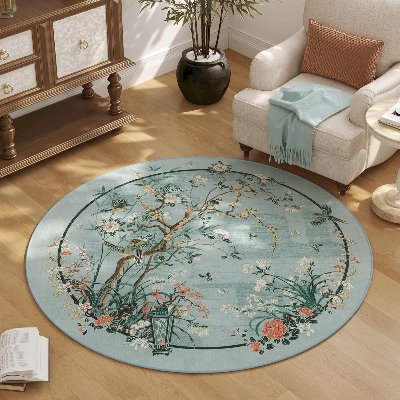 Okrągły dywan z chińskim wzore – Zara Home Bathroom Rug recenzja i cena