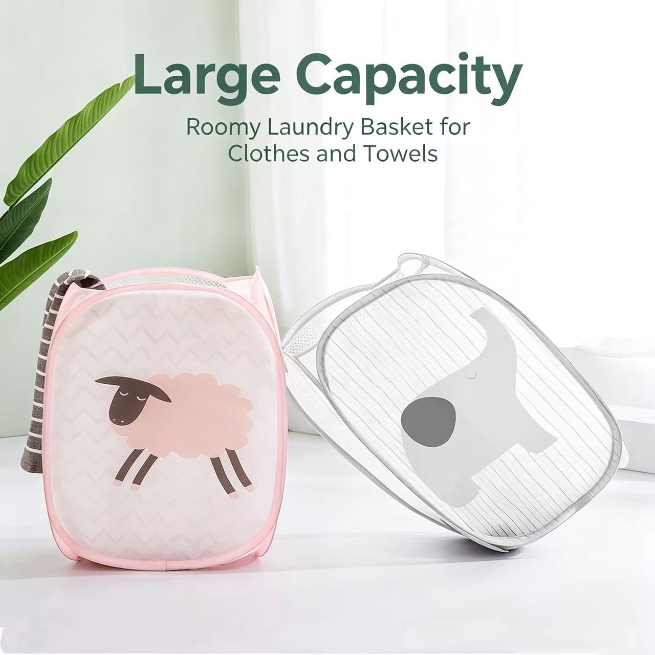 Składany kosz na pranie z siat – Home Goods Bathroom Storage recenzja i cena