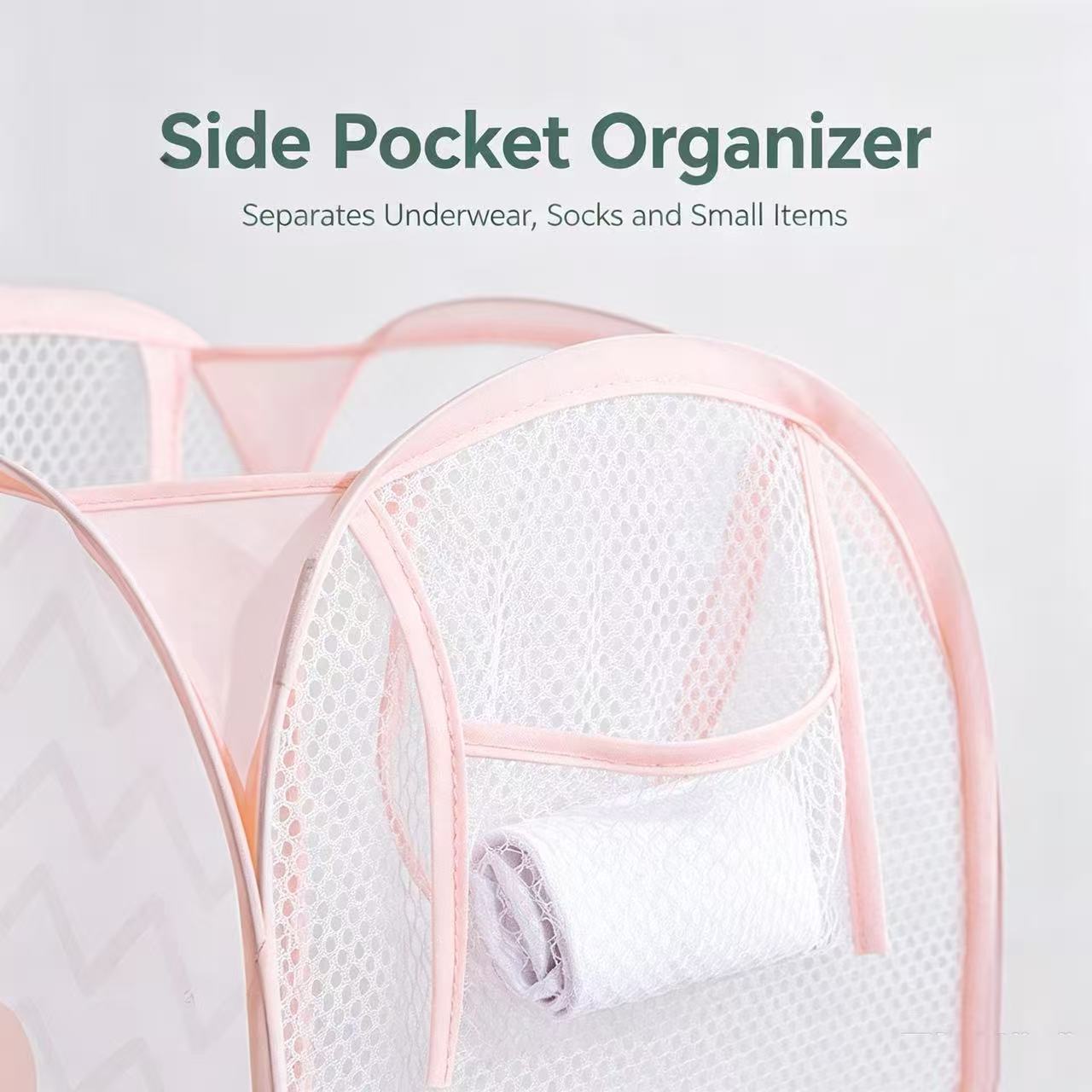 Składany kosz na pranie z siat – Home Goods Bathroom Storage recenzja i cena