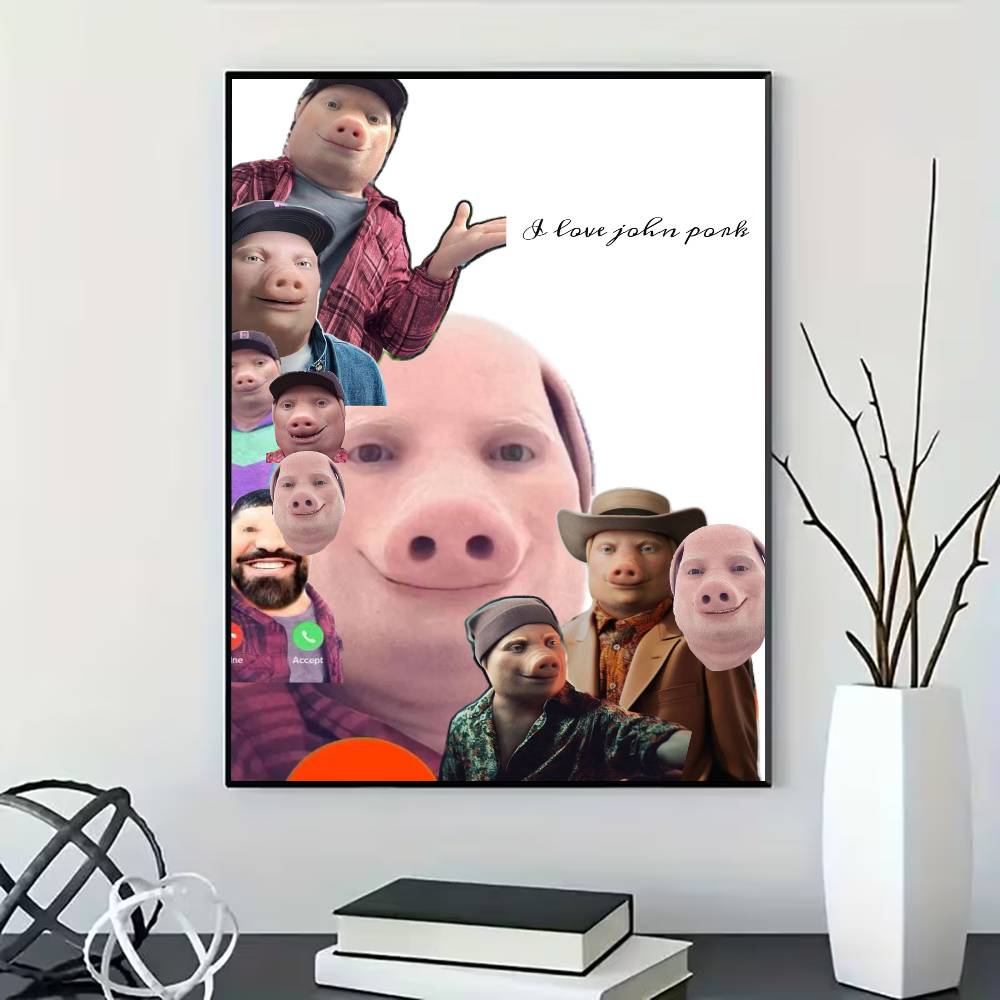 Plakat John Pork - Nowoczesny  – Home Bathroom Called recenzja i cena
