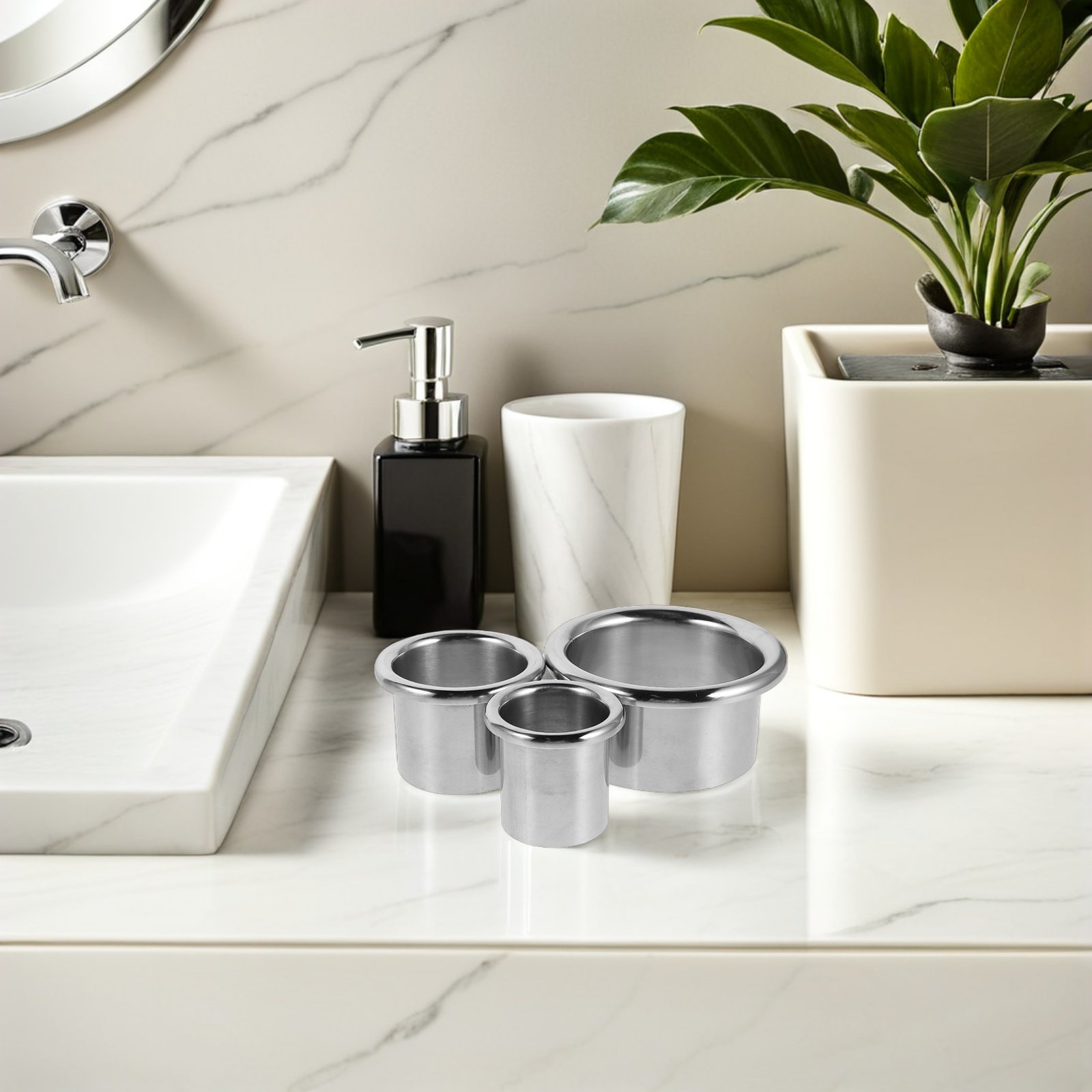 3 szt. Stalowy uchwyt na susza – Home Goods Bathroom Storage recenzja i cena
