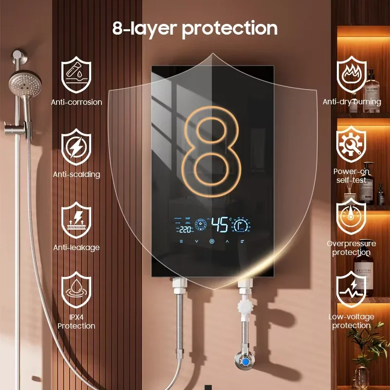Wysokiej jakości domowy elektr – Home Bathroom Geyser recenzja i cena