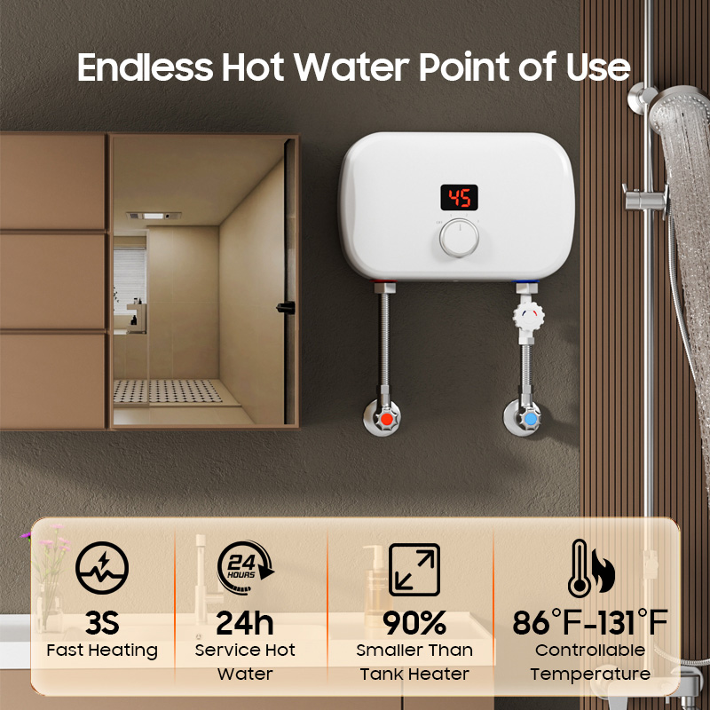 Domowy Mini Podgrzewacz Wody B – Home Bathroom Geyser recenzja i cena